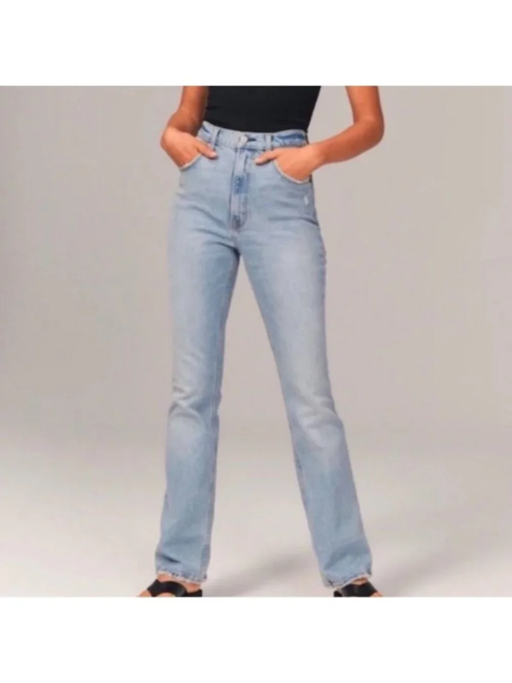 Abercrombie & Fitch The 70s Vintage Flare Ultra High Rise Jeans, 30